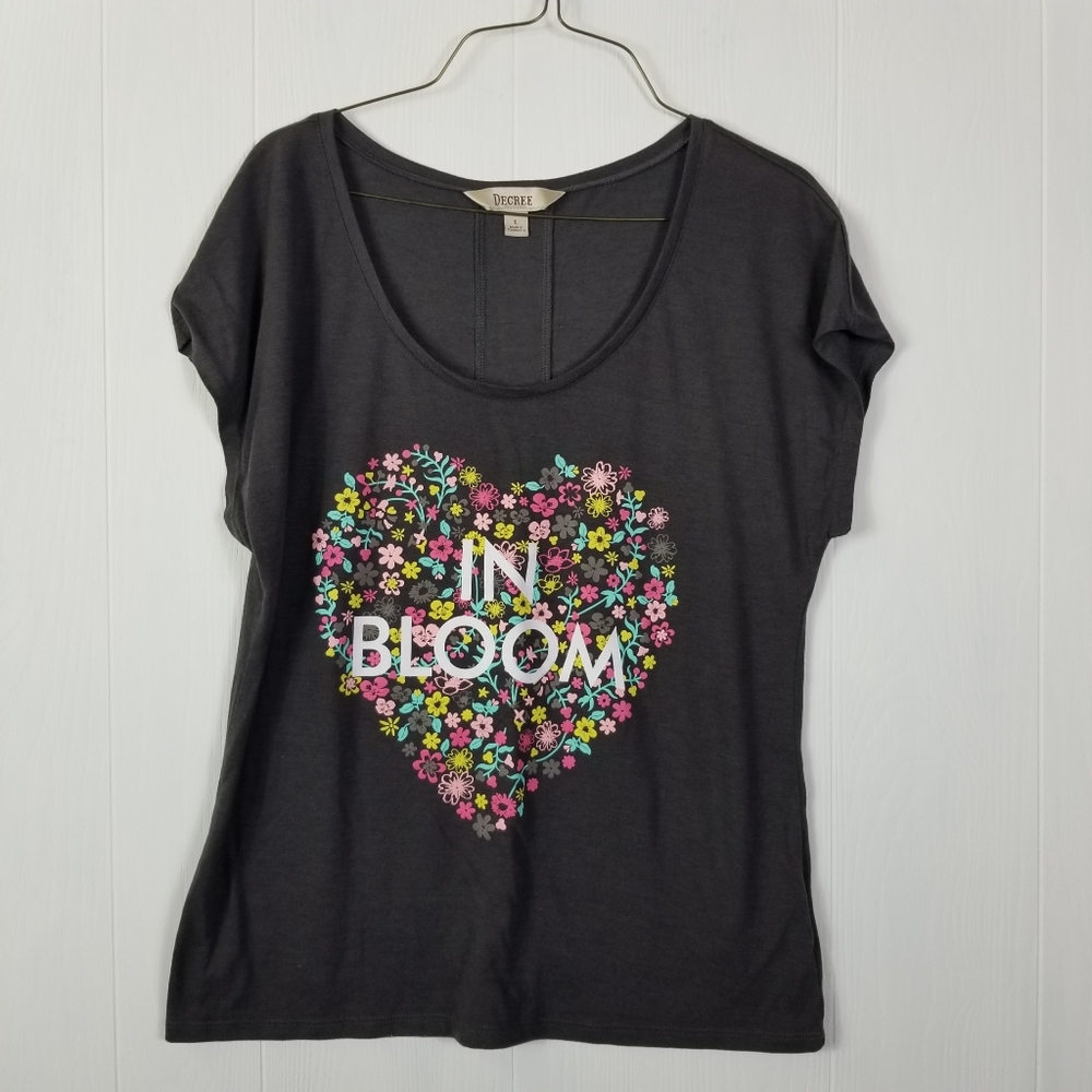Gray super soft tee in EUC  sz L